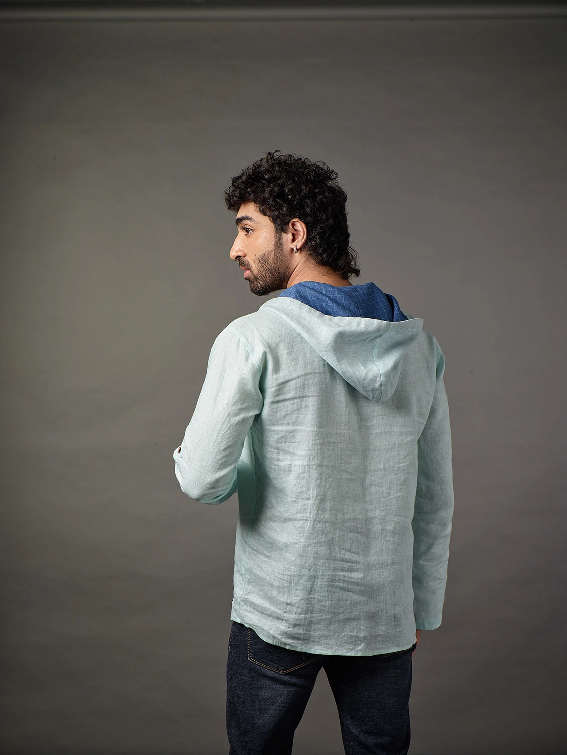 Linen Blends Full Sleeves Shirt
